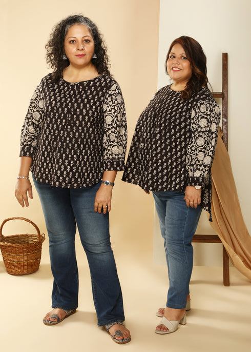 BLACK COTTON TOP
